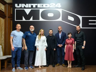 Шрайбер, Винник и Зинченко — Зеленский встретился с амбассадорами United24, прибывшими в Украину накануне Дня независимости