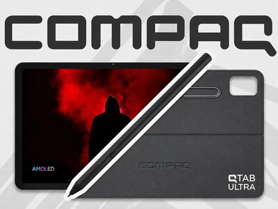 Легендарный Compaq выпустил планшет QTab Ultra 12.6 с AMOLED-экраном и 512 ГБ памяти