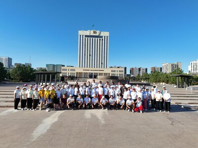 ШЫМКЕНТТЕ 200-ГЕ ЖУЫҚ ТҰРҒЫН «БЕЛСЕНДІ КҮН» АКЦИЯСЫНА ҚАТЫСТЫ