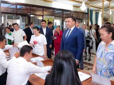 ГАБИТ СЫЗДЫКБЕКОВ ПРОГОЛОСОВАЛ НА ВЫБОРАХ