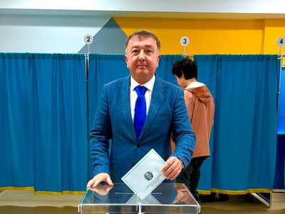 Министр юстиции РК Ерлан Сарсембаев принял участие в выборах