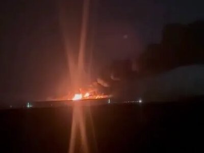 Логистический центр Ozon в Адыгее подвергся атаке, там начался пожар