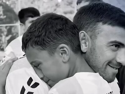 Qara son futbolunu şəhid və qazi övladları ilə oynadı - VİDEO
