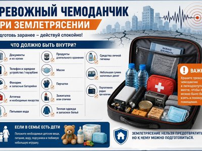 60 секунд безопасности: Готовы ли вы к землетрясению?