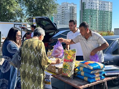 ҚҰРЫЛТАЙ САЙЛАУЫНА ОРАЙ ТҮРКІСТАНДА ЖӘРМЕҢКЕ ӨТТІ