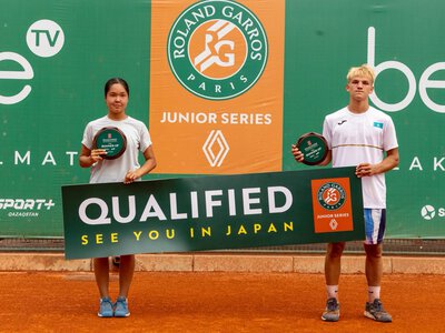 Казахстанцы заняли призовые места на прошедшем в Алматы турнире «Roland-Garros Junior Series by Renault – Qualifications West and Central Asia»