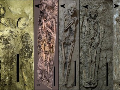 Археологи вскрыли 2700-летнюю гробницу с 16 мумиями внутри