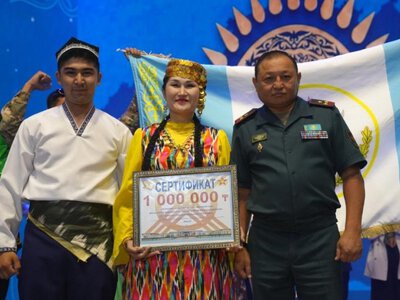  Военнослужащие поборолись за звание лучших знатоков казахского языка 