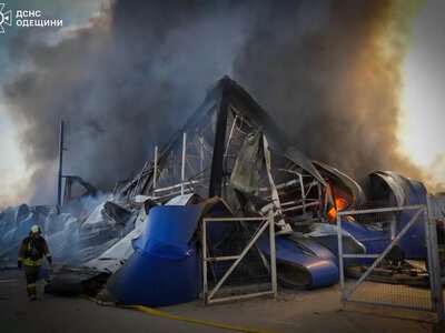 В результате ударов по двум «Эпицентрам» в Одессе есть пострадавшие (фото, видео)