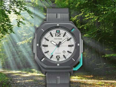 Casio представила компактные часы Pro Trek PRJ01AE-8 с солнечной зарядкой и карабином