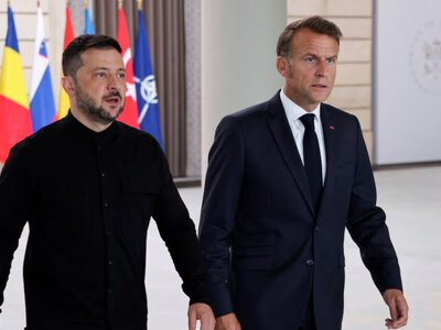  Макрон анонсировал полномасштабные военные учения Коалиции желающих 