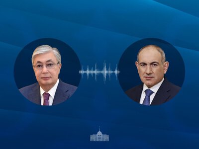  Пашинян поздравил Токаева с успешным проведением выборов в Курултай 