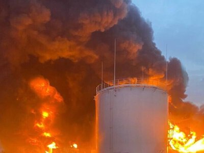  В Краснодарском крае после атаки снова горит один из крупнейших российских НПЗ 