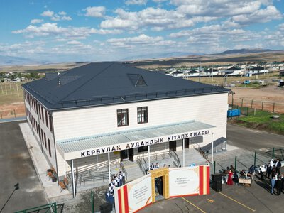 Первая в Жетісу библиотека нового формата открылась в Сарыозеке
