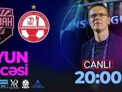 “Sabah”ın ÇL-də liqa mərhələsinə vəsiqə qazanmağa gücü çatacaq? - “Sportinfo TV”də CANLI YAYIM