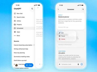 Отложенные задания в ChatGPT теперь доступны пользователям без подписки