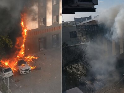  Крупный пожар тушат в Костанае: над городом поднялся густой дым 