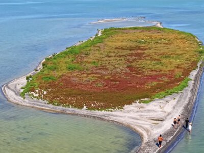  Новый остров появился в Каспийском море 