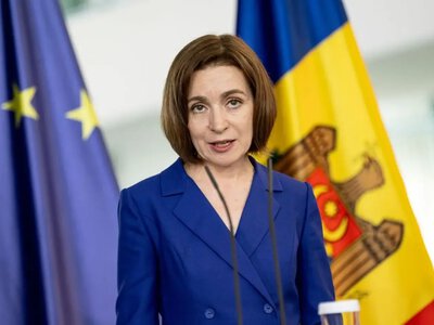 Санду назвала запугиванием пролёт российских дронов над Молдовой