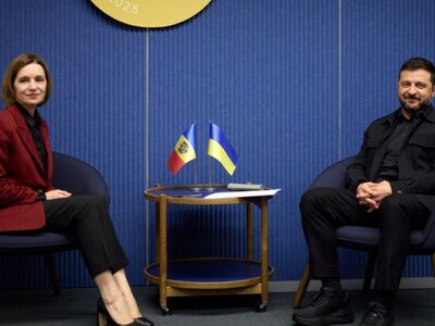 Зеленский прибыл в Молдову по случаю 35-й годовщины независимости страны