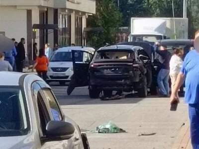 Подполковник армии РФ погиб после взрыва автомобиля в Петербурге, его жена в реанимации