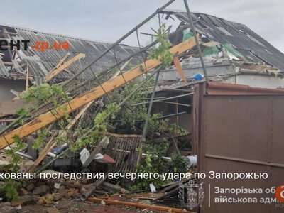 Опубликованы последствия вечернего удара по Запорожью (ФОТО)
