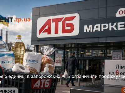 Не более 6 единиц: в запорожских АТБ ограничили продажу части товаров