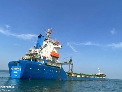 В Чёрном море загорелось и затонуло торговое судно