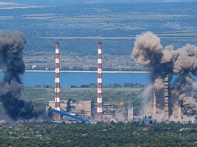 В Донецкой области почти в восемь раз упало производство электроэнергии