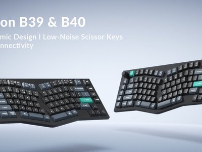 Keychron B39/B40: новые эргономичные клавиатуры