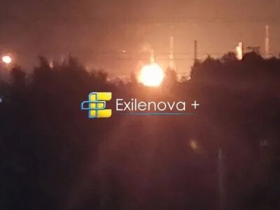 В рф заявили о нападении дронов: в Ленинградской области горел один из крупнейших НПЗ, в Ейске — взрывы