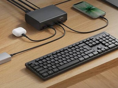 Belkin представила 12-портовую док-станцию для двух мониторов 4K