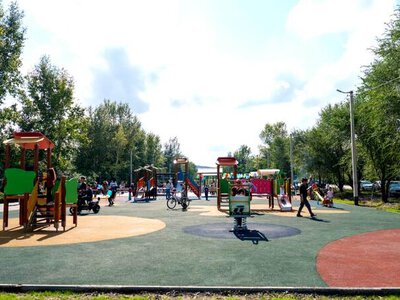 Новая зона отдыха появилась на пустующей территории в Самсоновке