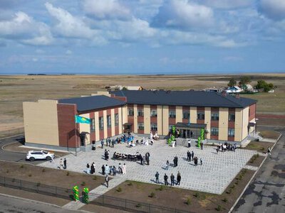 В селе Кызылкак Иртышского района открылась новая школа
