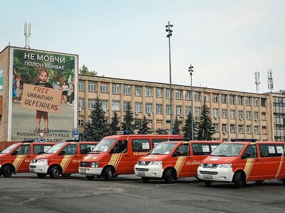 Получили пять автомобилей для Николаева: помощь передал Ганновер
