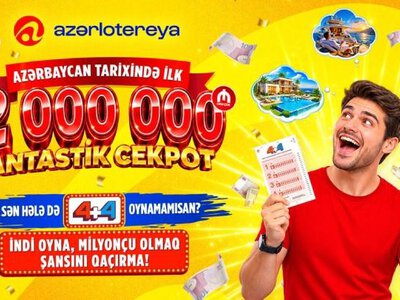 Tarixi rekord: cekpot ilk dəfə 2 milyon manatı keçdi