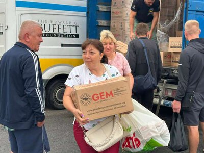 За неделю в Донецкую область доставили 142 тонны гуманитарной помощи