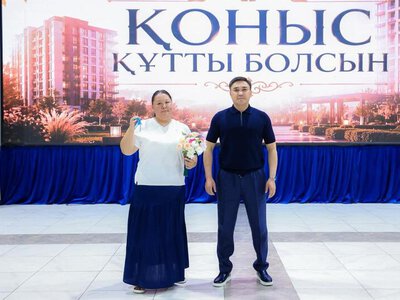 В ШЫМКЕНТЕ ЕЩЕ 40 СЕМЕЙ ПОЛУЧИЛИ КЛЮЧИ ОТ НОВЫХ КВАРТИР