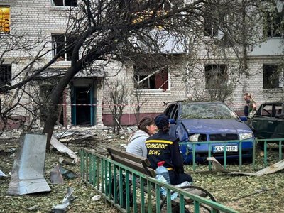 Выбивали двери топорами: в Борисполе рассказали о последствиях обстрела