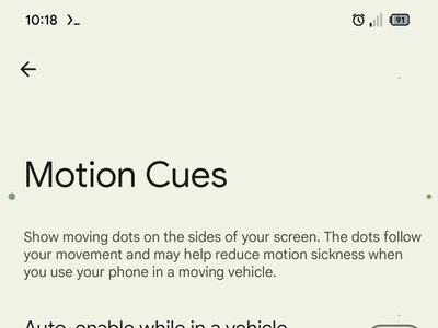 Android отримує Motion Assist: рухомі точки на екрані мають зменшувати нудоту в автомобілі