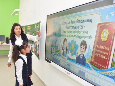 В рамках нацпроекта «Келешек мектептері» введена в эксплуатацию школа на 300 мест»