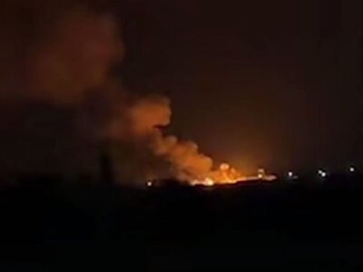 Мощные взрывы и пожар: в Азербайджане взорвался склад с боеприпасами