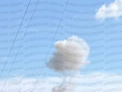 В Киеве произошёл пожар в 6-этажном доме из-за попадания российского беспилотника