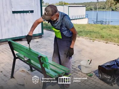 У Заводському районі Запоріжжя за серпень навели лад у скверах і на вулицях