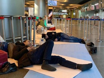 Московские аэропорты не работают вторую ночь подряд