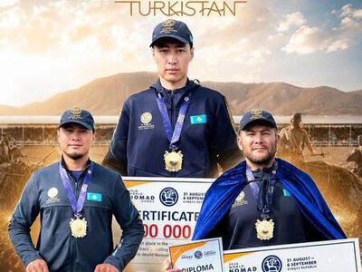 VI ДҮНИЕЖҮЗІЛІК КӨШПЕНДІЛЕР ОЙЫНДАРЫНДА ТҮРКІСТАНДЫҚТАР АУДАРЫСПАҚТАН ҮШ АЛТЫН МЕДАЛЬ ЖЕҢІП АЛДЫ