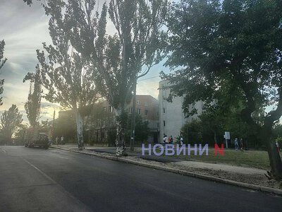 В пристройке школы в Николаеве возник пожар: фото