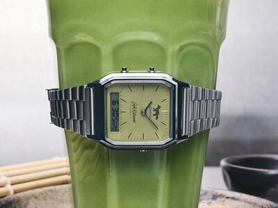 Casio выпустила часы в цвете матча вместе с Café Kitsuné