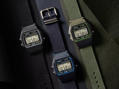 Casio обновила легендарные часы F-91W, добавив ремешок из переработанного материала