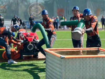  Стали известны результаты чемпионата МЧС по пожарно-спасательному спорту 
